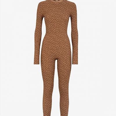 skims fendi reviews|SKIMS Fendi jumpsuit.